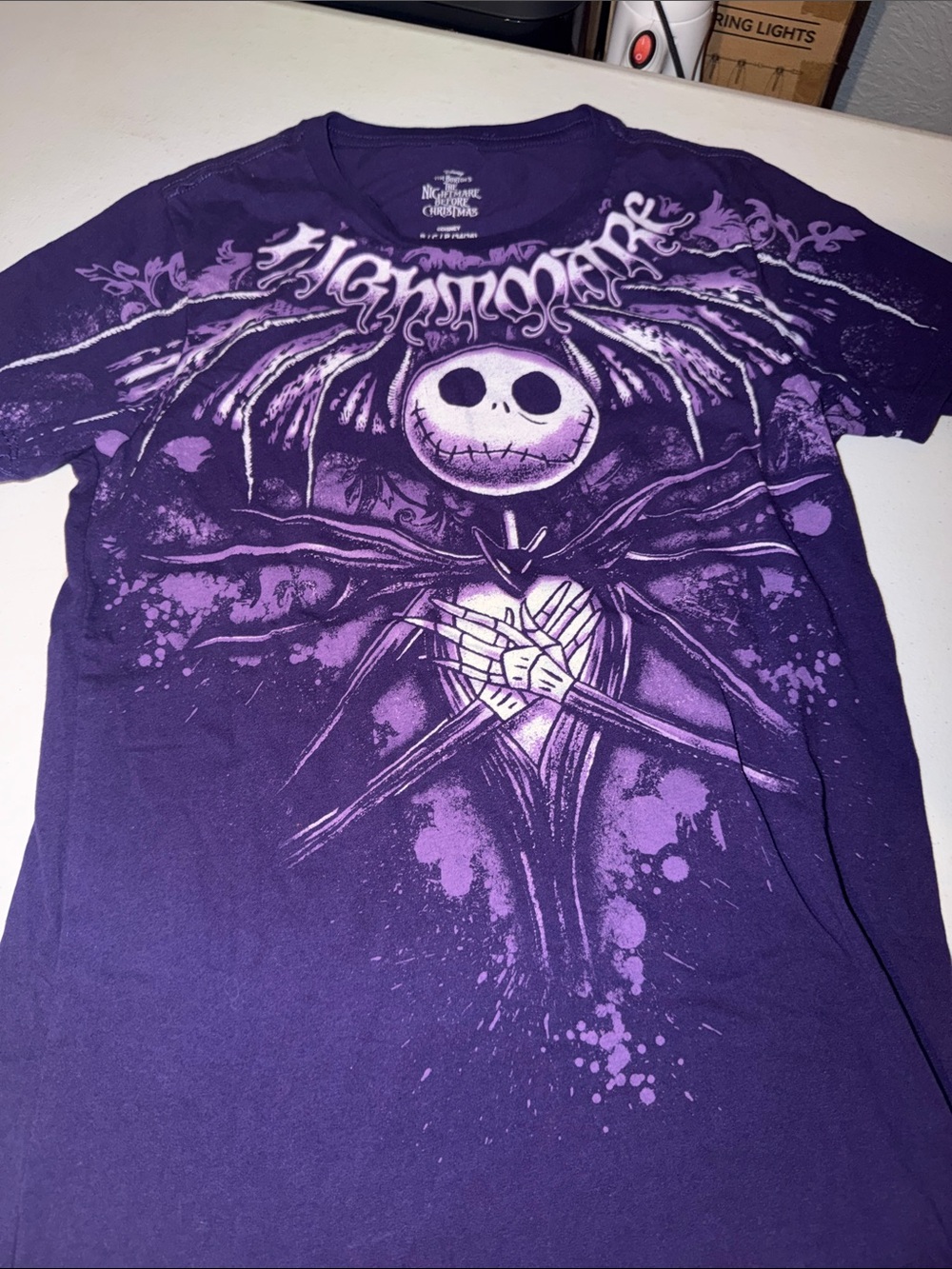 Disney Jack Skellington Graphic Tee - Purple